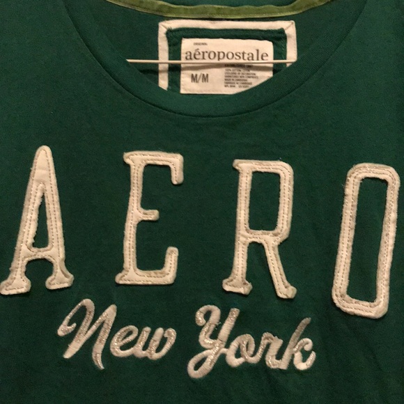 Women’s M Dark Green Aeropostale Tee - Picture 4 of 4